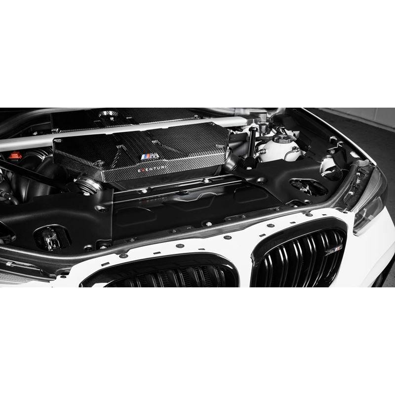 Eventuri BMW F97 X3M / F98 X4M Black Carbon Airbox Lid + Carbon Scoops (EVE-FX34M-CF-INT)