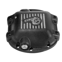 Load image into Gallery viewer, aFe Pro Series Front Differential Cover Kit Black w/ Machined Fins and Gear Oil (46-70192-WL)