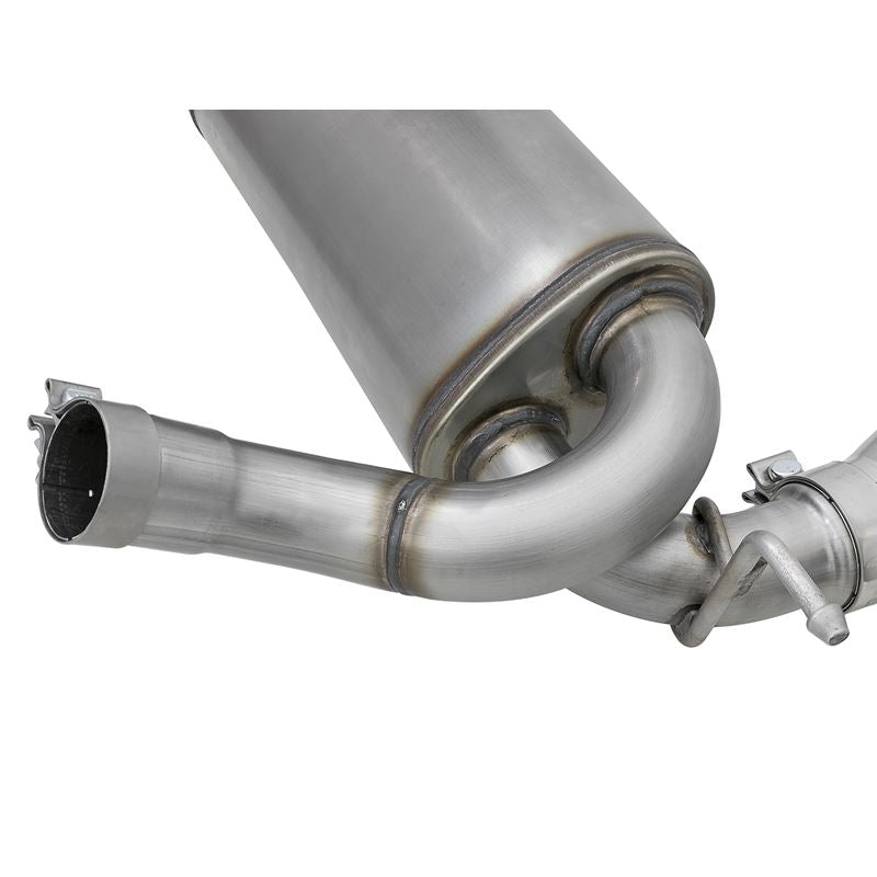 aFe Rebel Series 2-1/2 IN 409 Stainless Steel Axle-Back Exhaust w/ Polished Tips (49-48061-P)