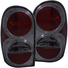 Load image into Gallery viewer, ANZO USA 2002-2007 Jeep Liberty Taillights Smoke (221195)