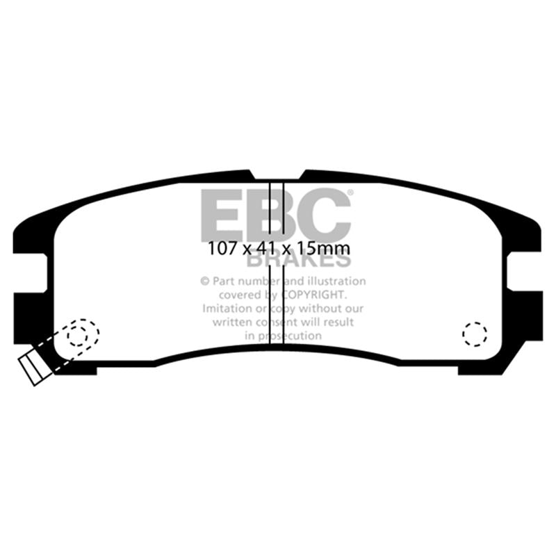 EBC Greenstuff 2000 Series Sport Brake Pads (DP2738)