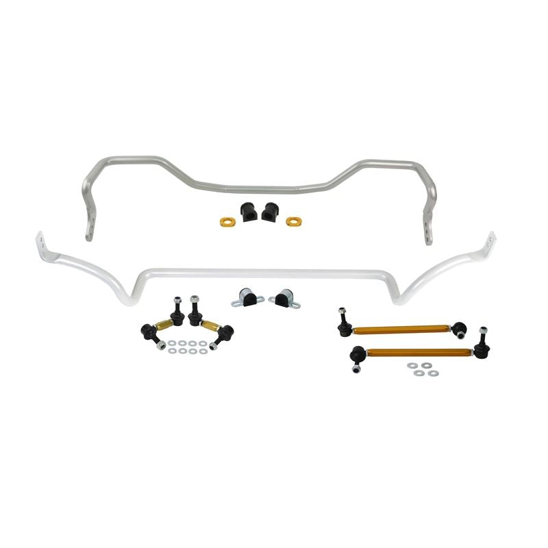 Whiteline Front and Rear Sway Bar Vehicle Kit for 2009-2015 Mitsubishi Lancer (BMK008)