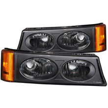 Load image into Gallery viewer, ANZO USA 2003-2006 Chevrolet Silverado 1500 Euro Parking Lights Black (511036)