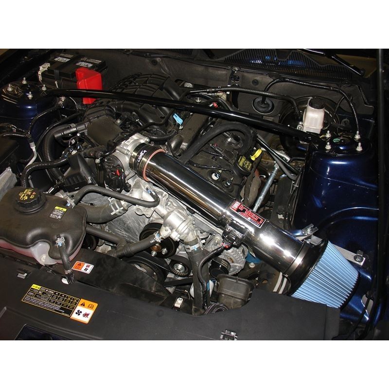 Injen 11-13 Ford Mustang V6 3.7L Wrinkle Black Power-Flow Air Intake System (PF9022WB)