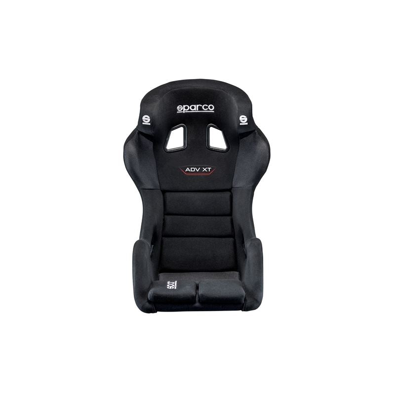 Sparco ADV XT Racing Seats, Black/Black Cloth with Black Stitch (008002ZNR)