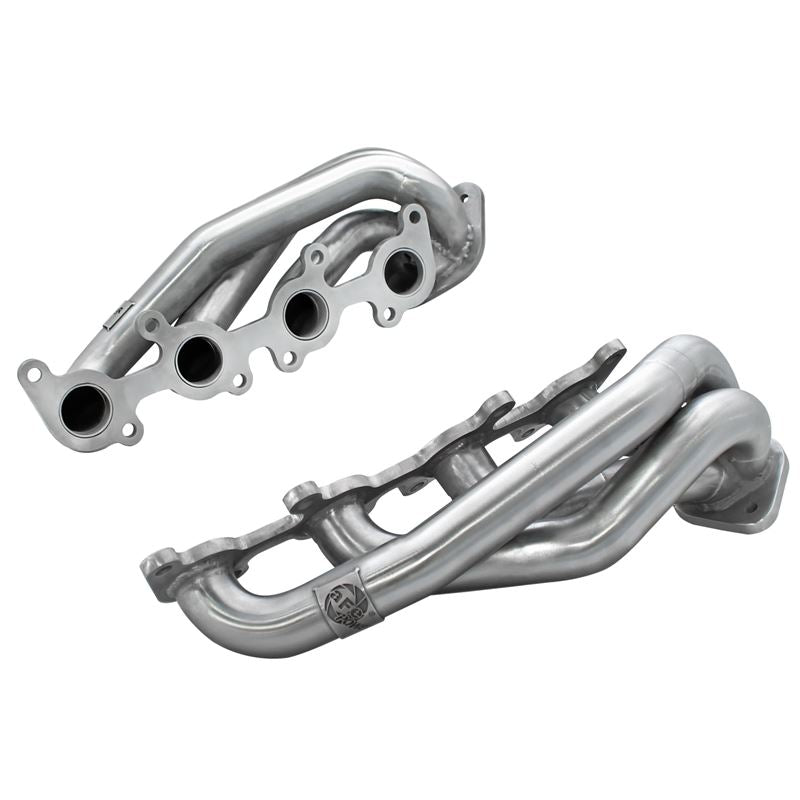 aFe Twisted Steel 409 Stainless Steel Shorty Header (48-43001)