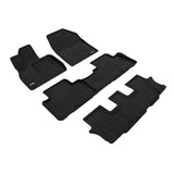 3D Maxpider ELEGANT Floor Mat, BLACK, 1ST ROW/2ND ROW/3RD ROW (L1KA05204709)