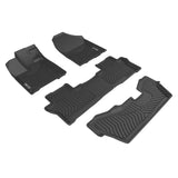 3D Maxpider MAXTRAC Floor Mat, BLACK, 1ST ROW/2ND ROW/3RD ROW (A5HD07301809)