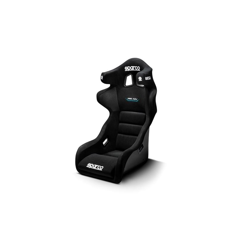 Sparco PRO ADV QRT Racing Seats, Black/Black Cloth with Black Stitch (008017RNR)