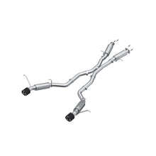 Load image into Gallery viewer, MBRP Exhaust 3in. Cat Back Dual Rear Exit T304 with Carbon Fiber Tips (S55253CF)