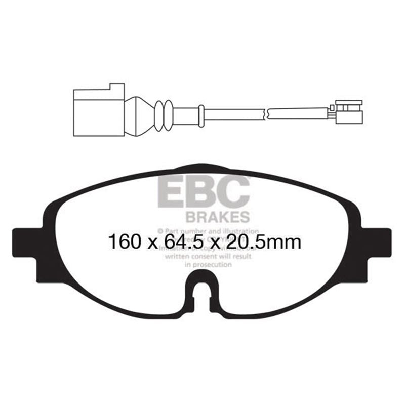 EBC Yellowstuff Street And Track Brake Pads (DP42150R)