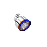 MBRP Exhaust Tip. 5in. OD Out. 2.5in. ID. 6.5in Length. Single Wall. BE T304 (T5190BE)