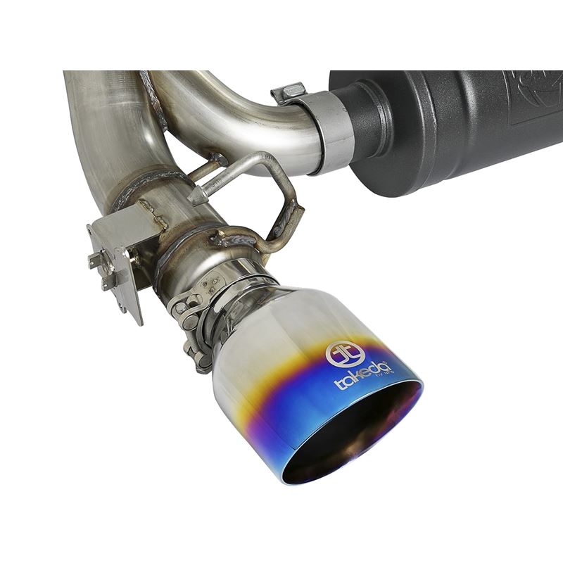 Takeda 3 IN 304 Stainless Steel Axle-Back Exhaust System w/ Blue Flame Tip (49-33104-L)