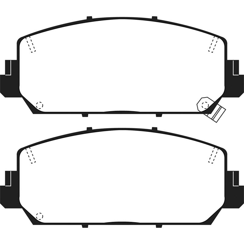 EBC Greenstuff 2000 Series Sport Brake Pads (DP23049)