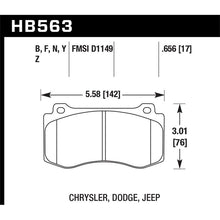 Load image into Gallery viewer, Hawk Performance Performance Ceramic Brake Pads (HB563Z.656)