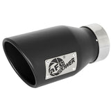 aFe MACH Force-Xp 409 Stainless Steel Clamp-on Exhaust Tip Black (49T30452-B09)