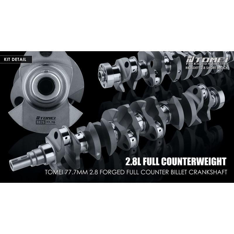 TOMEI SHORT BLOCK RB26DETT 2.8 FULL COUNTER STD BLOCK RB28SB/FS (TA102A-NS05A)