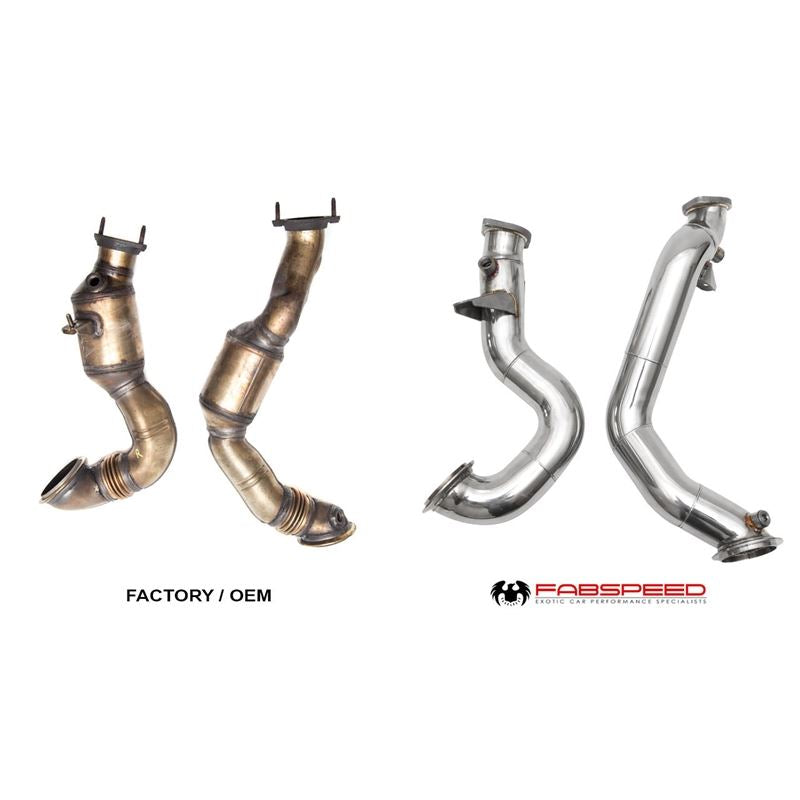 Fabspeed BMW 335/135i Link pipes comp. (2006-2011) (FS.BMW.N54.CBDP)