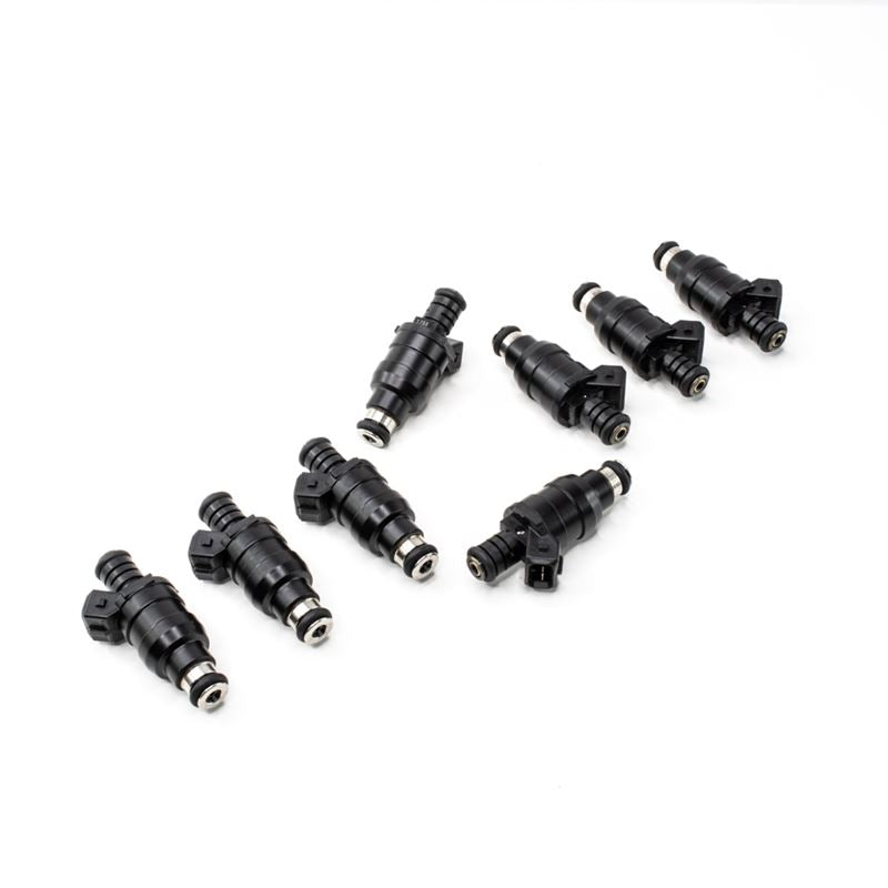 Deatschwerks Universal Low Impedance 14mm upper set of 8 injector 1200cc/min (42M-14-1200-8)