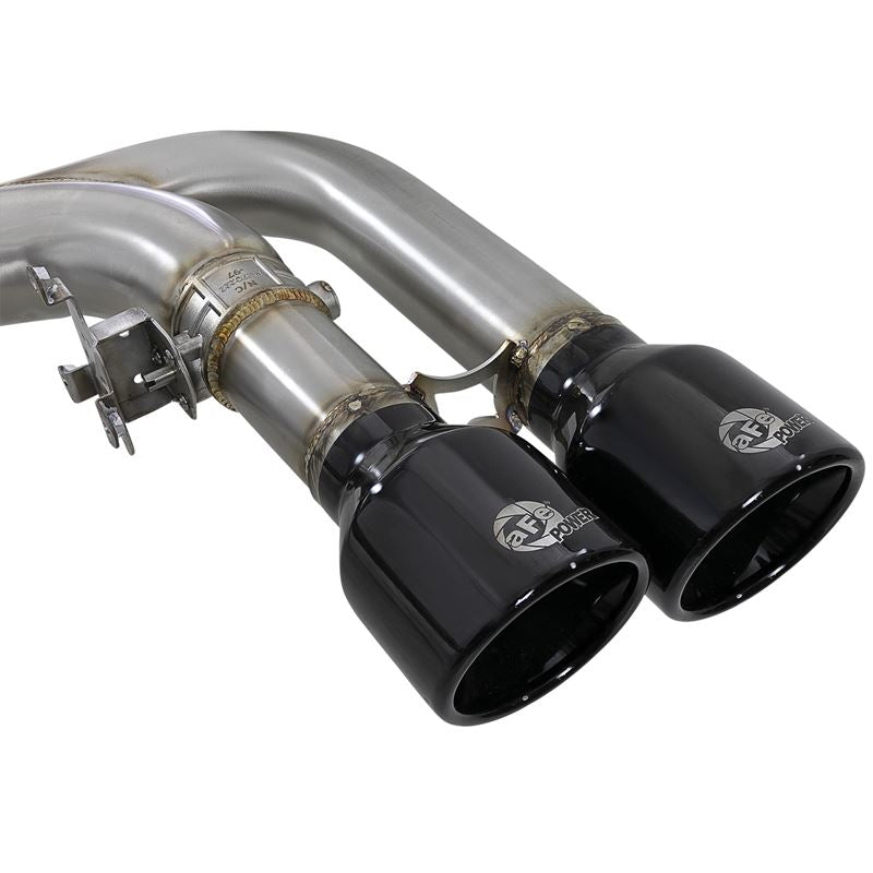 aFe MACH Force-XP 3-1/2 IN 304 Stainless Steel Cat-Back Exhaust w/ Black Tip (49-36342-B)