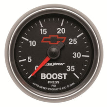 Load image into Gallery viewer, AutoMeter GM Mechanical 52mm 0-35 PSI Boost Gauge (3604-00406)