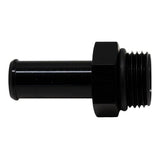 DeatschWerks 8AN ORB Male to 1/2in Male Barb Fitting (Incl O-Ring) - Anodized Matte Black(6-02-0508-B)