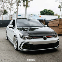 Load image into Gallery viewer, Seibon 22-23 Volkswagen Golf GTI/R TM-Style Carbon Fiber Hood (HD22VWG8-TM)