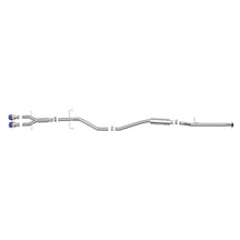 Load image into Gallery viewer, Takeda 2-1/2 IN 304 Stainless Steel Cat-Back Exhaust System w/ Blue Flame Tips (49-36619-L)