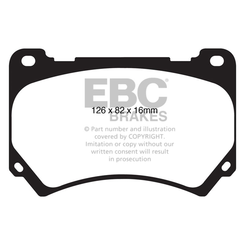 EBC Redstuff Ceramic Low Dust Brake Pads (DP31849C)