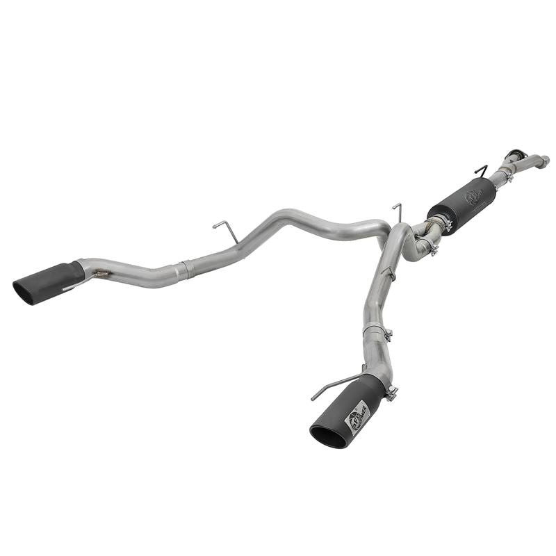 aFe Rebel Series Cat-Back Exhaust System w/ Black Tip (49-33094-B)