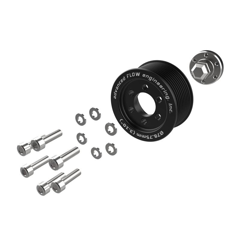 aFe 3.10in Supercharger Power Pulley Kit for 15-23 Dodge Challenger / 15-23 Dodge Charger SRT Hellcat (79-10006)