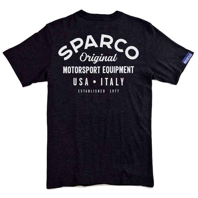 Sparco T-Shirt Garage Charcoal Small (SP0110CH1S)