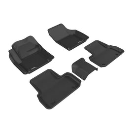 3D MAXpider Compatible with LAND ROVER DISCOVERY SPORT 5-SEAT 2015-2019 KAGU BLACK R1 R2 (L1LR02101509)