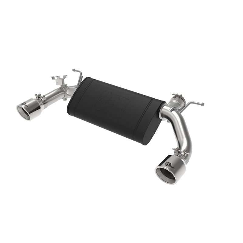 aFe MACH Force-XP 3 IN to 2-1/2 IN 304 Stainless Steel Axle-Back Exhaust Polished (49-36348-P)