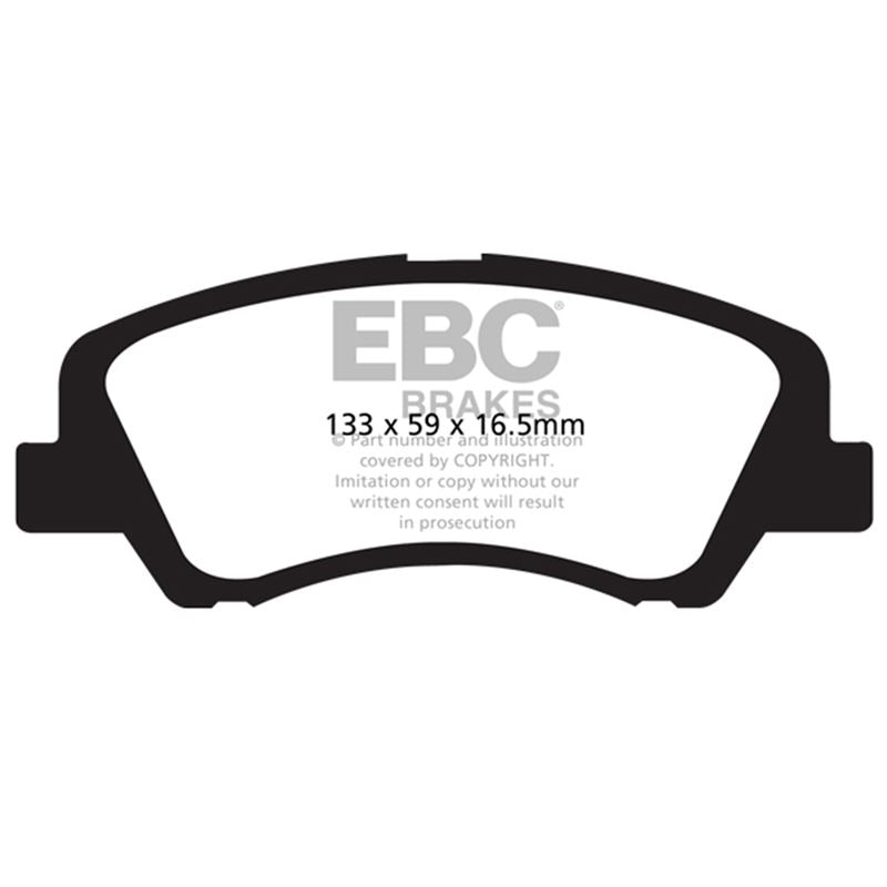 EBC Redstuff Ceramic Low Dust Brake Pads (DP31899C)