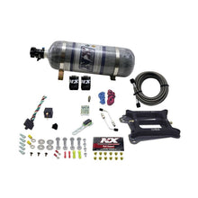 Load image into Gallery viewer, Nitrous Express 4150 4-BBL/Gasoline Nitrous Kit (50-300HP) w/Composite Bottle (30040-12)