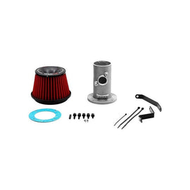 APEXi® Power Metal Polished Short Ram Air Intake System with Red Filter (508-T029)