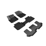 3D Maxpider KAGU Floor Mat, BLACK, 1ST ROW/2ND ROW/3RD ROW (L1VW08801509)