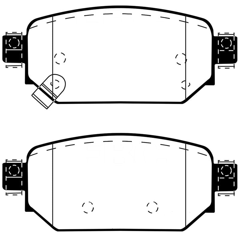 EBC Greenstuff 2000 Series Sport Brake Pads (DP23081)