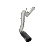 aFe ATLAS 5 IN Aluminized Steel DPF-Back Exhaust System w/Black Tip (49-03090-B)