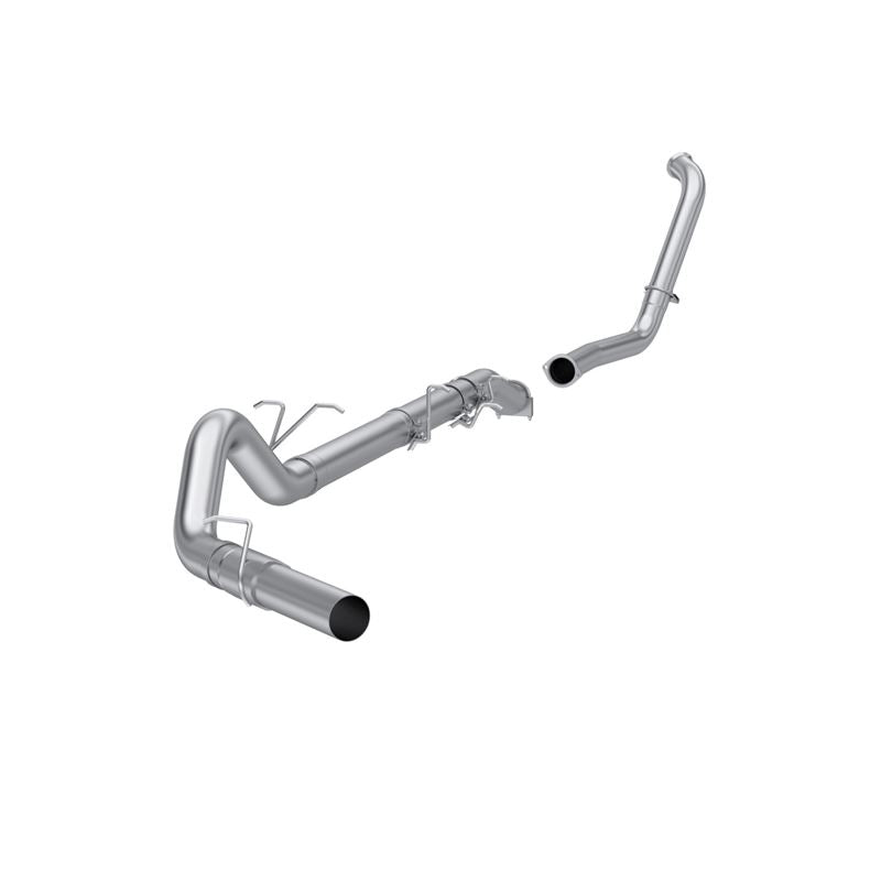 MBRP Exhaust 4in. Turbo Back Single Side (Stock Cat) No Muffler (S6206PLM)