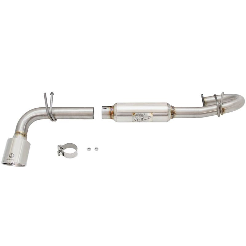 Takeda 2-1/4 to 2-1/2in Stainless Steel Axle-Back Exhaust Sys w/Polished Tip (49-36025-P)