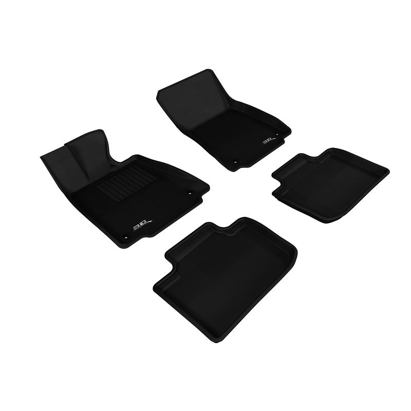 3D Maxpider KAGU Floor Mat, BLACK, 1ST ROW/2ND ROW (L1LX03401509)