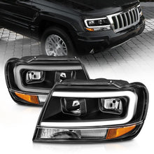 Load image into Gallery viewer, ANZO USA Crystal Headlight Set for 1999-2004 Jeep Grand Cherokee (111537)