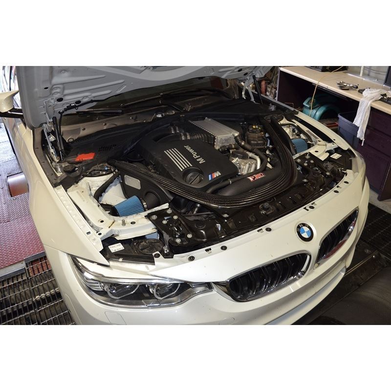 Injen 2015 M3/M4 3.0L Twin Turbo Wrinkle Black Short Ram 2pc. Intake System w/ MR Technology (SP1116WB)