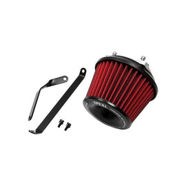 APEXi® Power Metal Polished Short Ram Air Intake System with Red Filter (508-N020)
