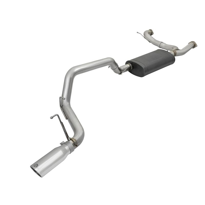 aFe MACH Force XP 3" Cat-Back 304 Stainless Steel Exhaust System w/Black Tip (49-36114-P)