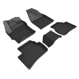 3D Maxpider 22-23 Toyota Corolla Cross AWD Kagu Black Floor Mats - Row 1/2 (L1TY29401509)