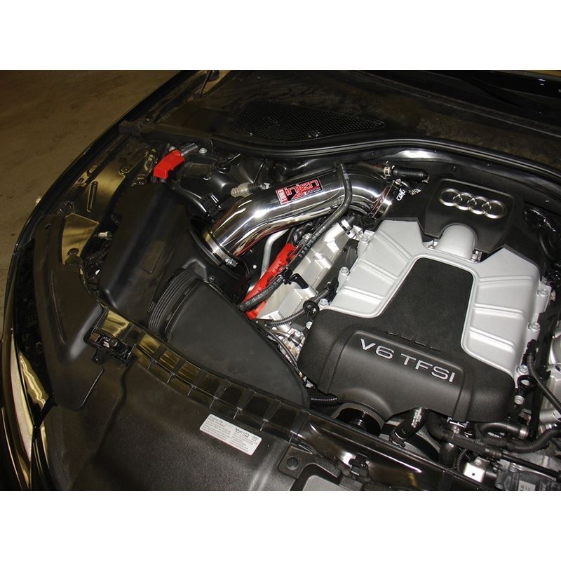 Injen 12 Audi A7 3.0L Supercharged Wrinkle Black Cold Air Intake w/ MRI Tech and Air Horn (SP3085WB)