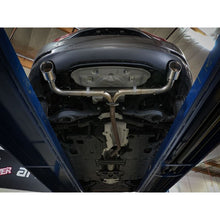 Load image into Gallery viewer, aFe Takeda 2-1/2 IN 304 Stainless Steel Axle-Back Exhaust System w/Blue Flame Tips (49-37014-L)